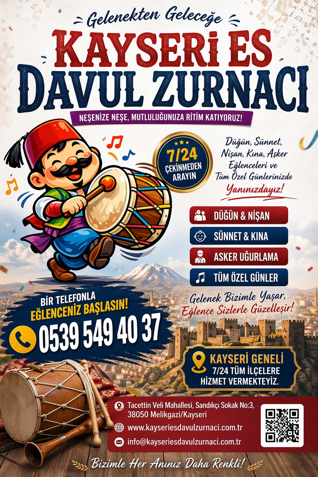 Her Etkinliğe Uygun Davul Zurna Performansı ile Geleneksel Eğlenceyi Modern Organizasyonlarla Buluşturuyoruz ve Herkese Hitap Eden Atmosfer Sunuyoruz